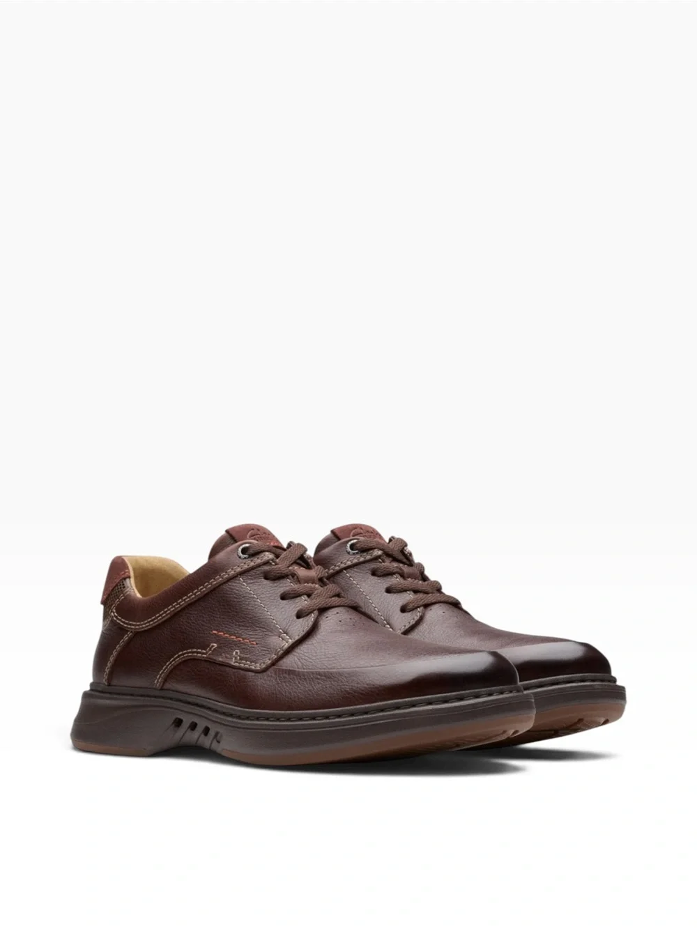 New Clarks Unstructured Bailey Lace Oxford Genuine Leather Lace-Up Comfort